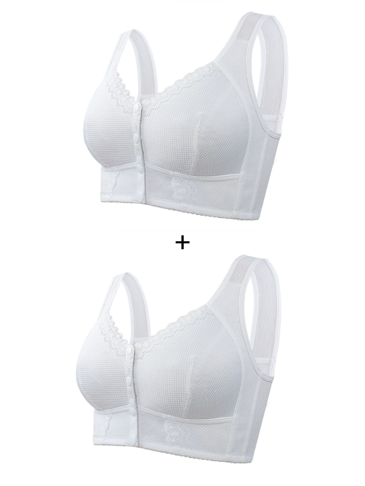 Compre 1 Leve 2: Sutiã Rendado Fechamento Frontal