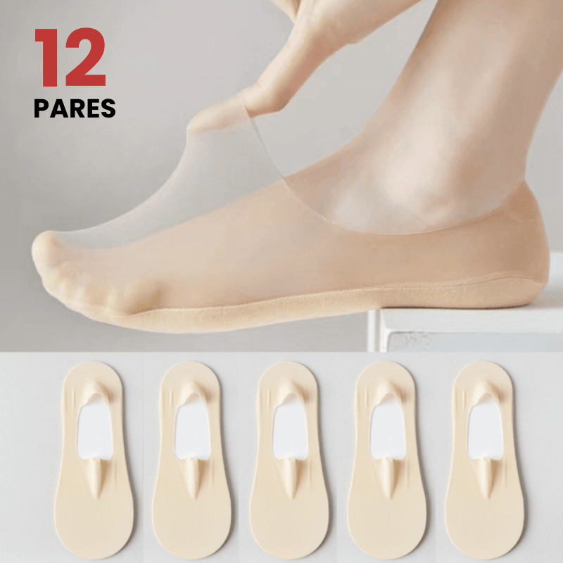 Meias Invisíveis Ortopédicas ConfortLife® -  [SOMENTE HOJE COMPRE 5 LEVE 12 PARES]
