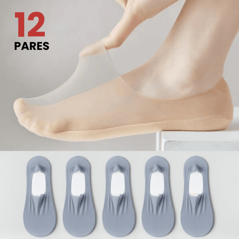 Meias Invisíveis Ortopédicas ConfortLife® -  [SOMENTE HOJE COMPRE 5 LEVE 12 PARES]